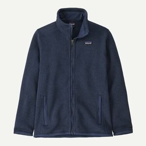 Patagonia Small Kids' Better Sweater Fleece Jacket Navy 7/8 EUC